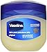 Vaseline 100% Pure Petroleum Jelly Original Skin Protectant, 1.75 OZ Travel Size (Pack of 3)