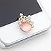GBSELL 3D Crystal Bling Floral Crown Diamond Home Button Sticker For iPhone iPad (A)
