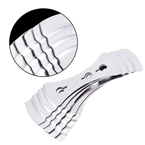 20 Pack Metal Candle Wick Centering Devices Stainless Steel Candle Core Holder for Candle DIY Making (Wick Centering Device, Silver)