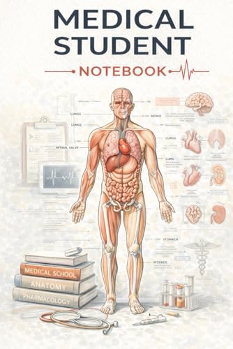 Medical Student Notebook: A Practical Notebook for Medical School Notes, Clinic…