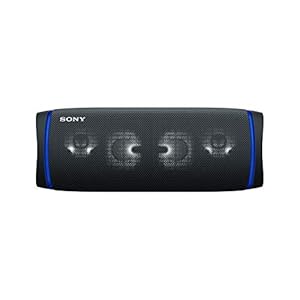 Sony SRS-XB43 draagbare, draadloze Bluetooth-luidspreker (meerkleurige lichtbalk, luidsprekerverlichting, waterafstotend…
