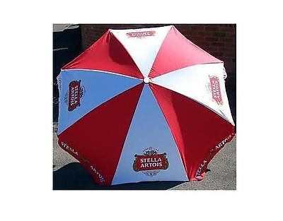 STELLA ARTOIS BELGIUM'S ORIGINAL BEER UMBRELLA PATIO BEACH STYLE NEW