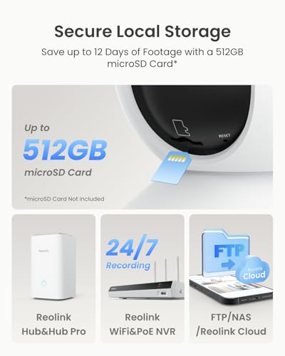 Reolink 4K Indoor Security Camera for Home, 360° Pan Tilt Auto Tracking CCTV Camera Wireless, Smart Motion & Baby Crying Detection, 2-Way Audio, Night Vision, 2.4G&5Ghz WiFi, 3x Zoom with App, E1 Zoom