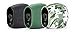 3 x Silicone Skins Compatible with Arlo HD Smart Security - 100% Wire-Free Cameras — by Wasserstein (Black/Green/Camouflage)