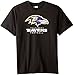 NFL Baltimore Ravens Men's UP4 Tee, Black, Large
