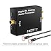 MISOTT Audio Digital to Analog Converter DAC SPDIF Toslink Coaxial to Analog Stereo Audio L/R Adapter with 3.5mm Jack Optical Cable for PS3 PS4 XBox DVD Apple TV Roku Player Home Cinema System AV Amps