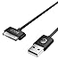 eeco Apple MFi Certified 6ft iPhone 4/4s Charger Cable, iPhone 3G/3GS, iPad 1/2/3, iPod Touch 1/2/3/4, iPod 5th Gen, iPod Classic, iPod Nano 1/2/3/4/5/6 (Black) 30-Pin-to-USB