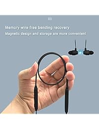 COREFYCO   Auriculares inalámbricos con Bluetooth, impermeables, con micrófono, 7   9 horas de reproducción, cancelación de ruido, para gimnasio, correr, ciclismo, entrenamiento Negro