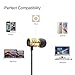 XtremeMac GGMM high Sound Quality Earphone Hands Free Call Correspondence Champagne Gold C 800-01, Clear