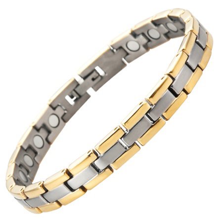Willis Judd Womens Titanium Magnetic Bracelet Adjustable in Gift Box