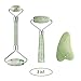 Kimkoo Jade Roller for Face-3 in 1 Kit with Gua Sha Massager Tool,100% Real Natural Jade Stone Facial Roller Anti Aging,Face Beauty Set for Eye Anti-wrinklethumb 2