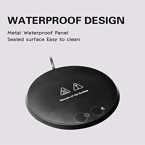 Mug Warmer For Desk, Coffee Cup Warmer For Desk Auto-Shut Off, 2020 EOPRO Coffee Warmer Milk Warmer, Home Office Desk Electric Hot Plates Beverage Warmer For Tea, Milk, Water