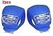 Aroko® 2-pack of Blue Silicone LED Bike / Bicycle Lights Set- Front & Rear,Blue (Blue)