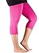 Zando Women's 3/4 Length Soft Stretchy Plus Size Crop Seamless Capri Leggings Lightweight Modal Smooth Pants