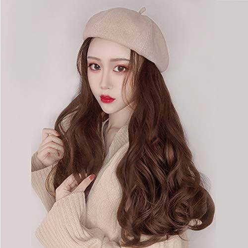 帽子ウィッグ 冬 ベレー帽 ベレー帽子 レディース かつら キャップ 髪付き帽子 ロング巻き つけ毛 エクステ 自然な質感 便利 おしゃれ プレゼント 小顔効果 紫外線対策 日常用 旅行用 医療用 Wig B07z3mqhhg 1 940円 セール開催中最短即日発送 新作 人気 送料無料