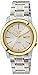 Seiko Men's SNKE54 5 Automatic White Dial Two-Tone Stainless Steel Watch