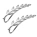 Feramox Ear Crawler Earrings for Women Sterling Silver Ear Climber Earrings Olive Leaf