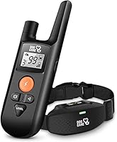 Collier de Dressage pour Chien, Collier Électrique Étanche avec 99 Niveaux Statique Réglables/3 Modes pour...