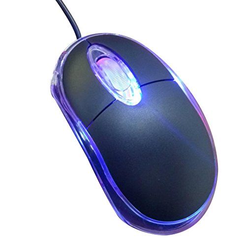 Sandistore For PC Laptop 1200 DPI USB Wired Optical Gaming Mice Mouses (B)