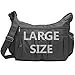 VOLGANIK ROCK Crossbody Purses for Women Shoulder Handbags Lightweight Waterproof Nylon Travel Bag Ladies Pocketbooks(Gray-Large)