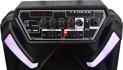 Jack MartinT-12 DX Trolley Speaker with Wireless Mic and Rechargeable Battery 3