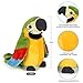 TTalking Parrot No Matter What You Say Will Repeat What You Say Funny Learning Good Helper Bring You Happiness!Parrot toys! Speaking parrot.Talking Parrot Funny Pronunciation Electric Animal Plush Toy