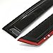 LT Sport Custom Fit 05-09 Ford Mustang Window Visor Rain Guard 2pcs Deflector