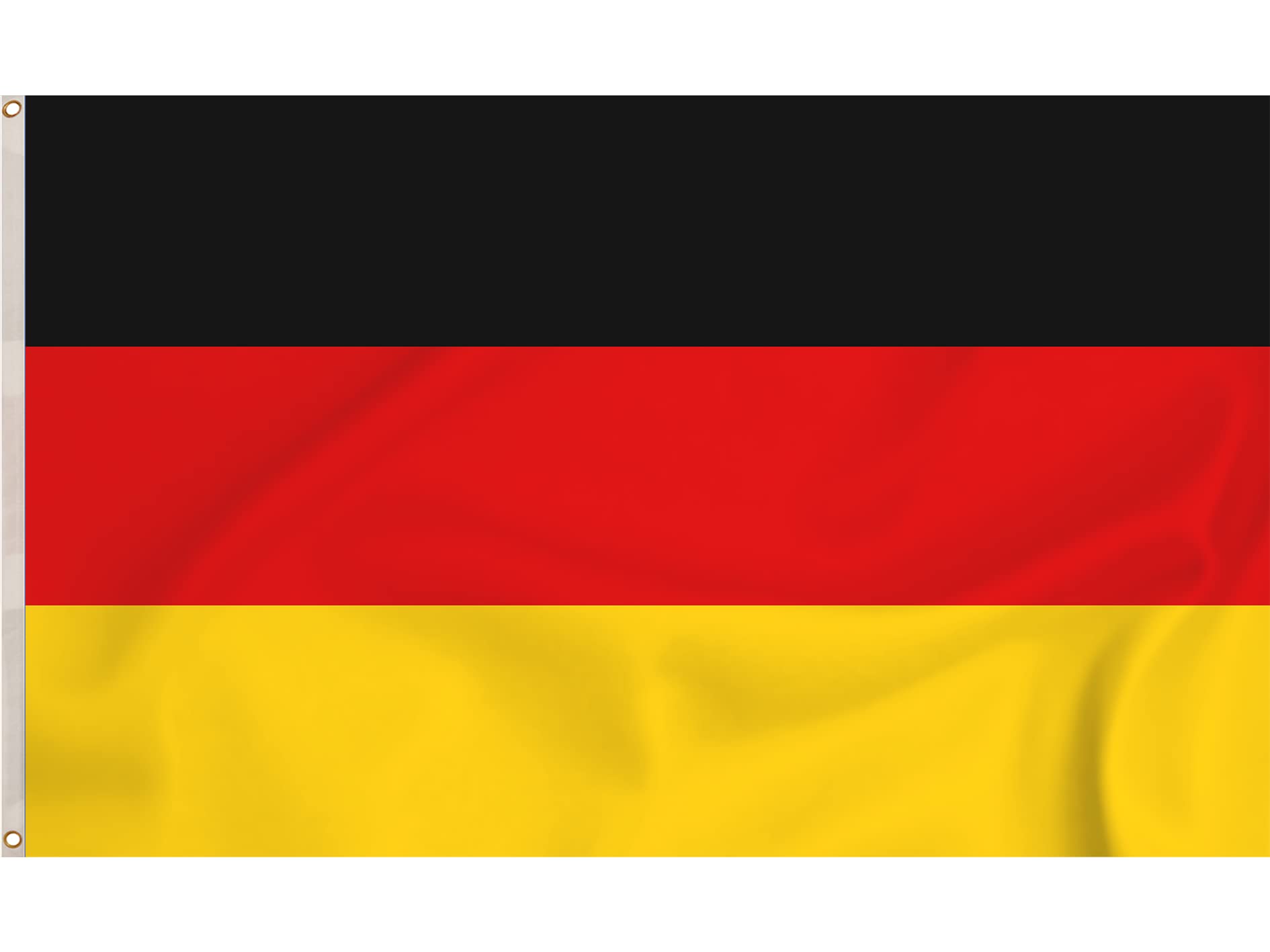 Storm&Lighthouse Germany Flag German Flag European Flags 5ft x 3ft with Eyelets Europe Flag