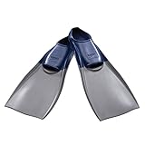 Speedo Rubber Swim Training Fins - XXL (W 13-14 / M 12-13) - Navy