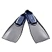 Speedo Rubber Swim Training Fins, Navy, XX-Large