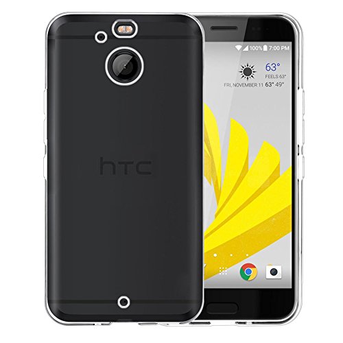 HTC Bolt Case, OEAGO HTC Bolt Cover Accessories [Scratch Resistant] Ultra Slim Thin Premium Flexible Soft TPU Case Cover for HTC Bolt - Clear
