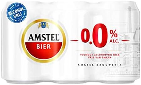 24 x Amstel Bier 0% (24 x 0,33 L cans) Alcohol Free Beer