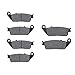 KMG 1997-1999 Honda GL 1500 Valkyrie Tourer Front + Rear Non-Metallic Organic NAO Brake Pads Set