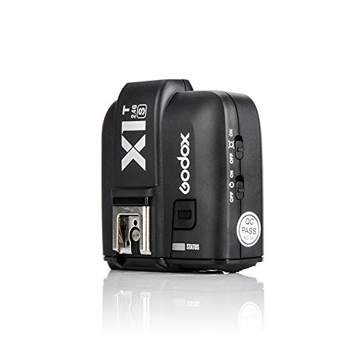 Godox-X1T-S-24G-TTL-Wireless-Flash-Trigger-Transmitter-for-Sony-DSLR-Cameras-with-MI-Shoe-eg-A77II-A7RII-A7R-A58-A99-ILCE6000L-With-Pergear-Cleaning-Kit