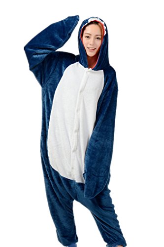 WOTOGOLD Animal Cosplay Costume Shark Unisex Adult Pajamas