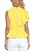 Dearlovers Women Wear to Work Business Top Shirt Medium Yellow
