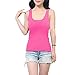 DR. MAのGOTEK Women's Wild strap tank top padded with built in bra(XL, carmine)