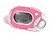 Pedusa PE-771 Tri-Axis Multi-Function Pocket Pedometer (Pink with Holster/Belt Clip)