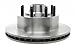 ACDelco Silver 18A723A Front Disc Brake Rotor and Hub Assembly