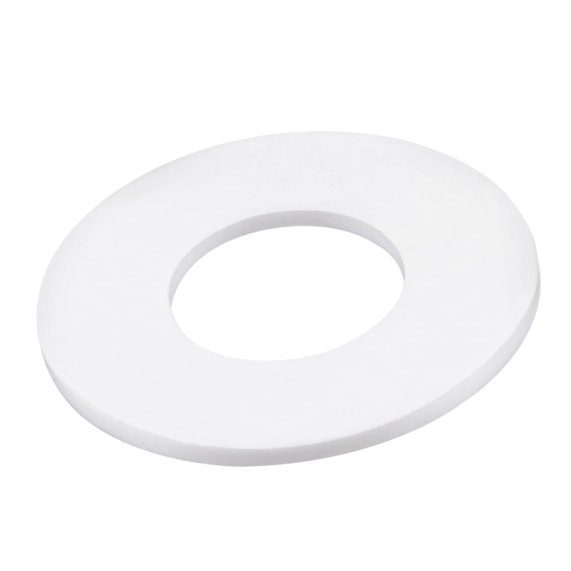 Photo 1 of MECCANIXITY PTFE Flat Washers 68mm OD 32mm ID 3mm Thick DN25 Flange Gasket, White Pack of 5