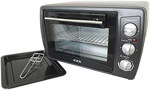 Ices eléctrica 20 litros horno en negro, hasta 230 grados, 1380 W ...