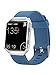 Fitbit Blaze Band, BeneStellar Silicone Replacement Large Small Band Bracelet Strap for Fitbit Blaze Smart Fitness Watch ( Without Frame) (Blue 1-Pack, Large(6.7