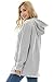 Bearsland Women's Maternity Sweater Clothes Nursing Sweatshirt Breastfeeding Hoodie With Pockets Gray