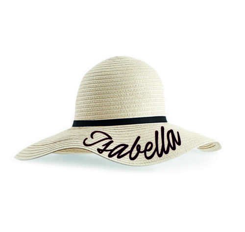 wide brimmed hat name