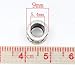 50pc Antique Silver Spacer Beads Large Hole Fits European Bracelets
