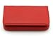 PDTXCLS Partstock(TM) Flip Style Leather Business Name Card Wallet/Holder 25 Cards Case 4L x 2.8W inches with Magnetic Shut.(Red)
