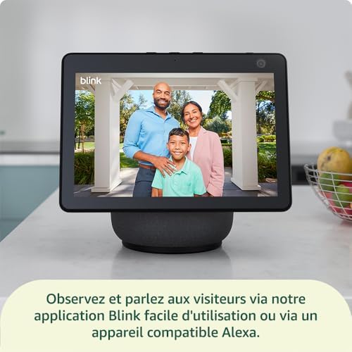 Sonnette vidéo Blink- Vidéo HD en plan moyen, durée de vie des piles de deux ans, configuration simple, IP65 - Module de synchronisation de base inclus - Blanc