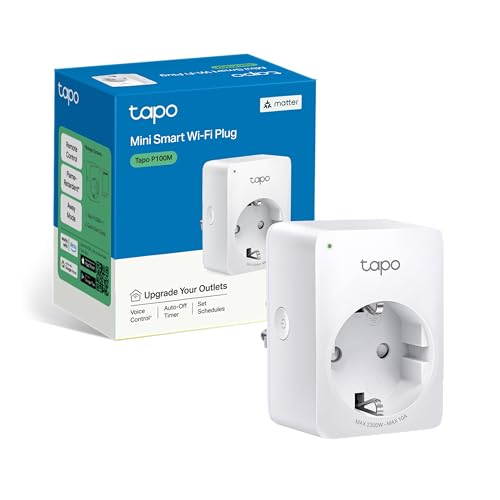 P100M Matter Steckdose, WLAN 2,4GHz, funktioniert mit Matter, Alexa, Google Home, Sprachsteuerung, Fernzugriff, 10A/2300W