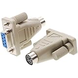 CablesOnline PS/2 MiniDin6 Female to DB9 Serial Female Mouse Adapter (2-Pack) (AD-M01-2)