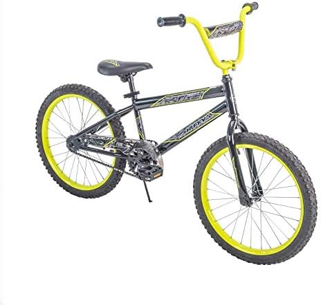 Huffy.. Rock It 20" Boys' Bike (Metallic Black with Neon Yellow)